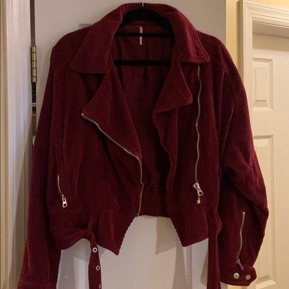 Free People Slouchy Dolman Moto Corduroy - Picture 2 of 2